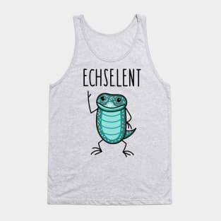 Funny dinosaur lizard Tank Top